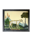 Snow Leopard - Medium Glass Painting