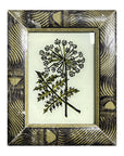 Hand Painted Indian Glass Art - Flower - Mini