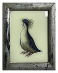 Hand Painted Indian Glass Art - Bird - Mini