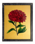 Golden Flower - Medium Glass Painting