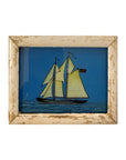 Blue Sails - Mini Glass Painting