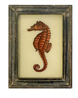 Red Seahorse - Mini Glass Painting
