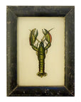 Green Lobster - Mini Glass Painting