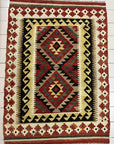Handwoven Wool Afghan Kilim - No 2
