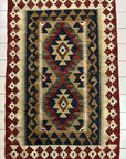 Handwoven Wool Afghan Kilim - 63095