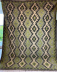 Handwoven Wool Afghan Kilim - 85683