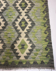 Handwoven Wool Afghan Kilim - 85683