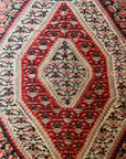 Vintage Persian Senneh Kilim - Red/Beige