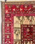 Vintage Kilim - Silk/Pure Wool Shatisavan Persia