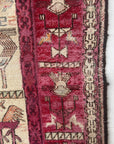 Vintage Kilim - Silk/Pure Wool Shatisavan Persia