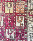 Vintage Kilim - Silk/Pure Wool Shatisavan Persia