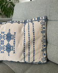 Small Embroidered Cushion Cover - Morrocan Geometic Design