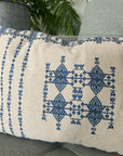 Small Embroidered Cushion Cover - Morrocan Geometic Design