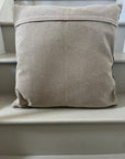 Square Velvet Cushion Cover - Sozani Embroidery In Autumn Colours