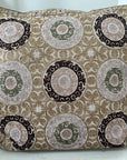Circular Sozani Embroidered Cushion Cover