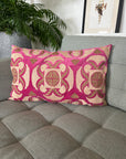 Velvet Rectangular Cushion Cover - Deep Pink
