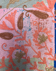 Vintage Hand Stitched Kantha Sozani Throw - Patchwork