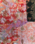 Vintage Hand Stitched Kantha Sozani Throw - Patchwork