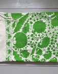 Hand Embroidered Cotton Sozani Panel - Pea Green