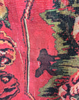 Moldavian Carpet Print Kantha Throw - Red 1