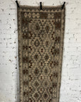 Handwoven Contemporary Wool Runner - Neutral