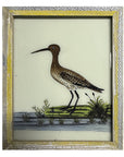 Hand Painted Indian Glass Art - Bird - Medium
