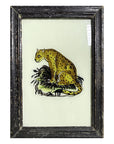 Hand Painted Indian Glass Art - Tiger - Small