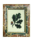 Hand Painted Indian Glass Art - Oak - Mini