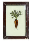 Hand Painted Indian Glass Art - Carrots - Small