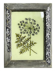 Hand Painted Indian Glass Art - Flower - Small