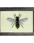 Hand Painted Indian Glass Art - Wasp - Small