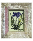 Hand Painted Indian Glass Art - Flower - Mini