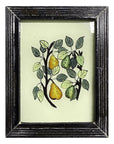 Hand Painted Indian Glass Art - Pears - Mini