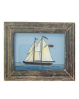 White Sails - Mini Glass Painting