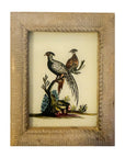 Pair Of Pheasants - Mini Glass Painting