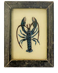 Blue Lobster - Mini Glass Painting