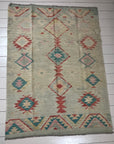 Handwoven Wool Afghan Kilim - 87566