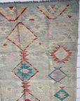 Handwoven Wool Afghan Kilim - 87566