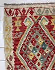 Handwoven Wool Afghan Kilim Small - No 1S