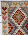 Handwoven Wool Afghan Kilim Small - No 5S