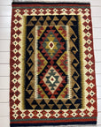 Handwoven Wool Afghan Kilim - 62967