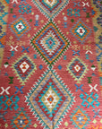 Handwoven Wool Afghan Kilim - 88296