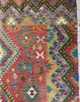 Handwoven Wool Afghan Kilim - 88296