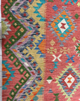 Handwoven Wool Afghan Kilim - 88296