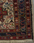 Persian Animal Motif Kilim - Sumac Technique