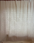 White Cotton Cutwork Throw