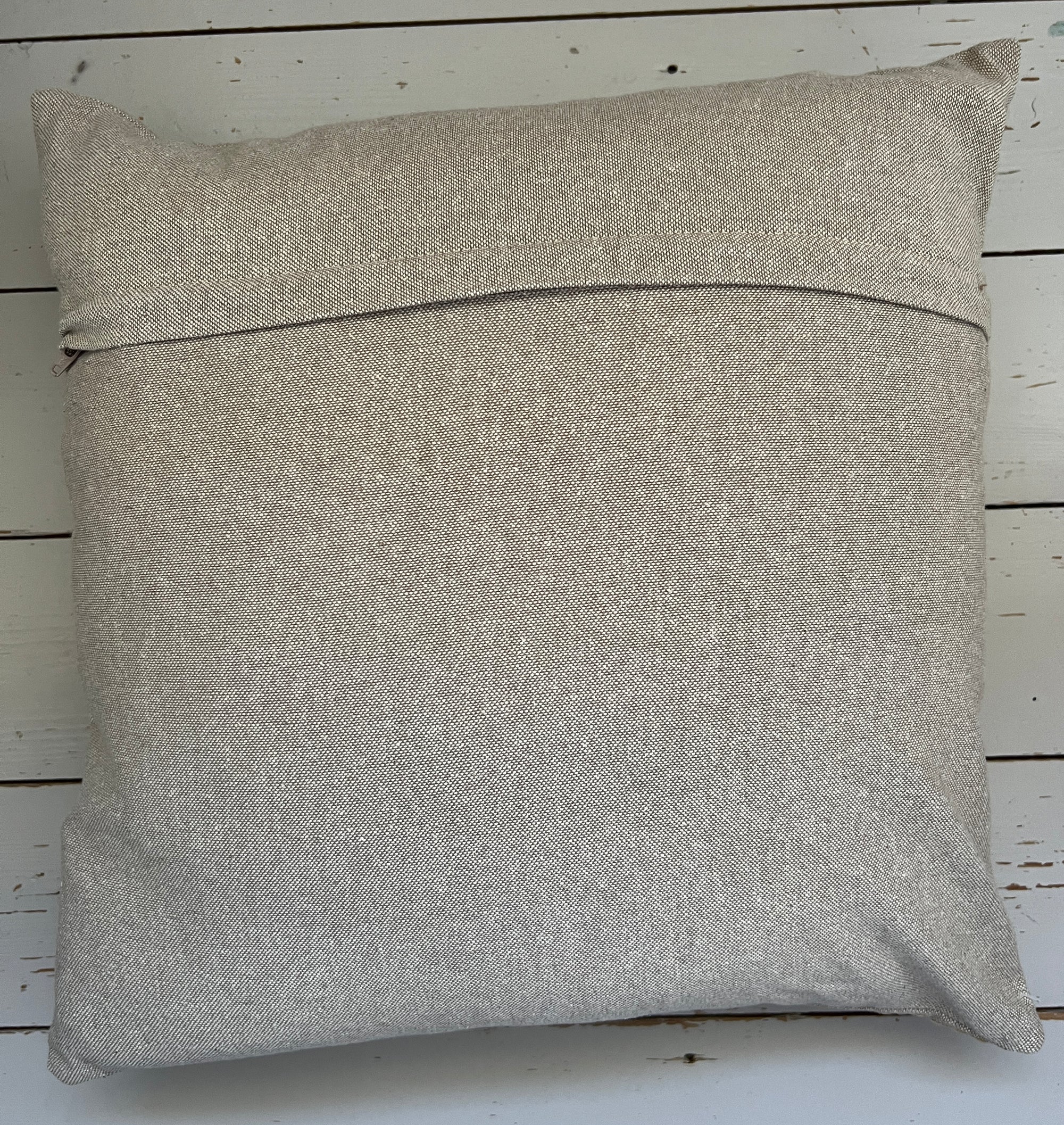 Embroidered Cushion Cover - Caramel