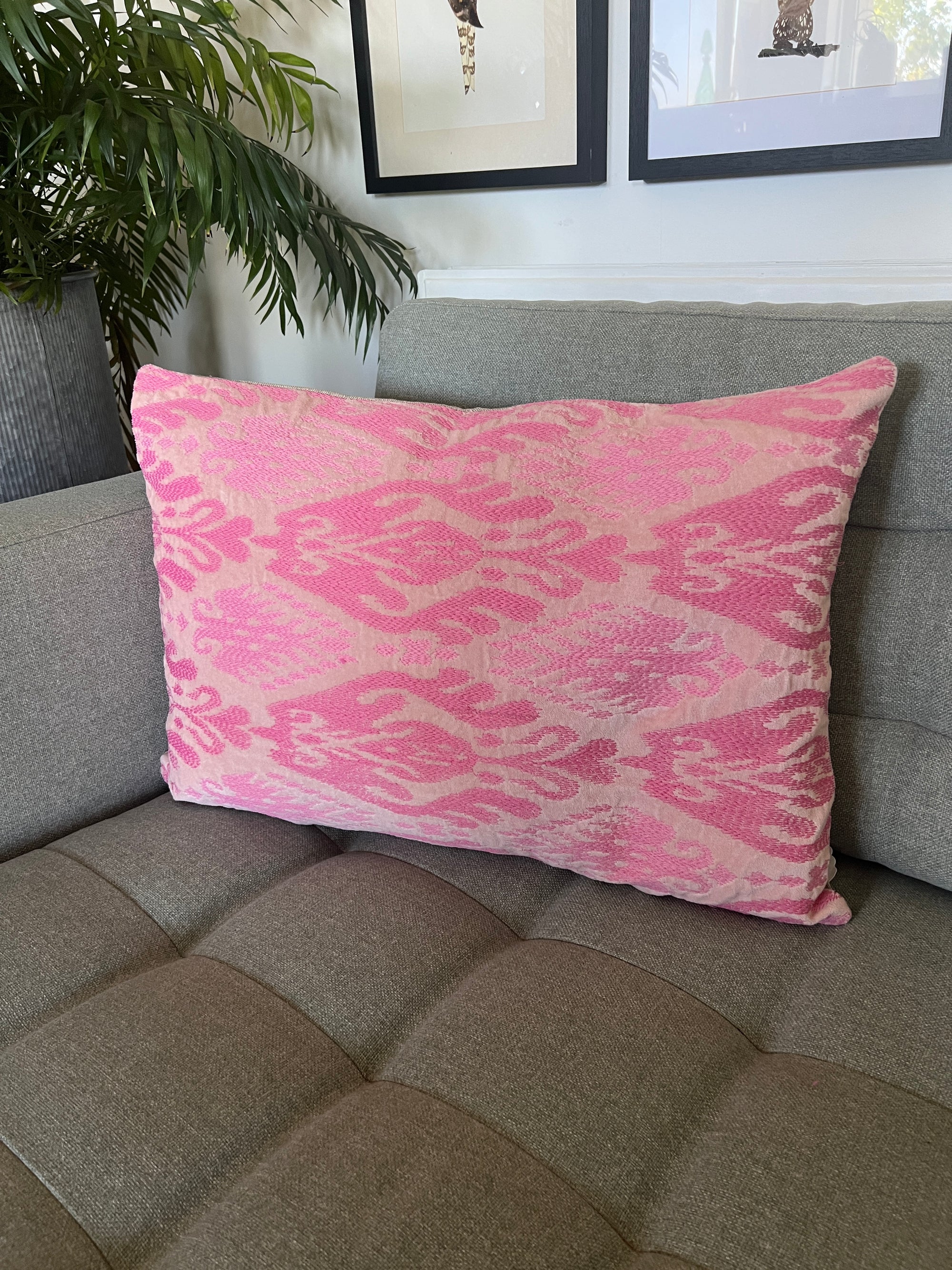Velvet Cushion Cover - Pink