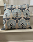 Floral Embroidered Cotton Cushion Cover