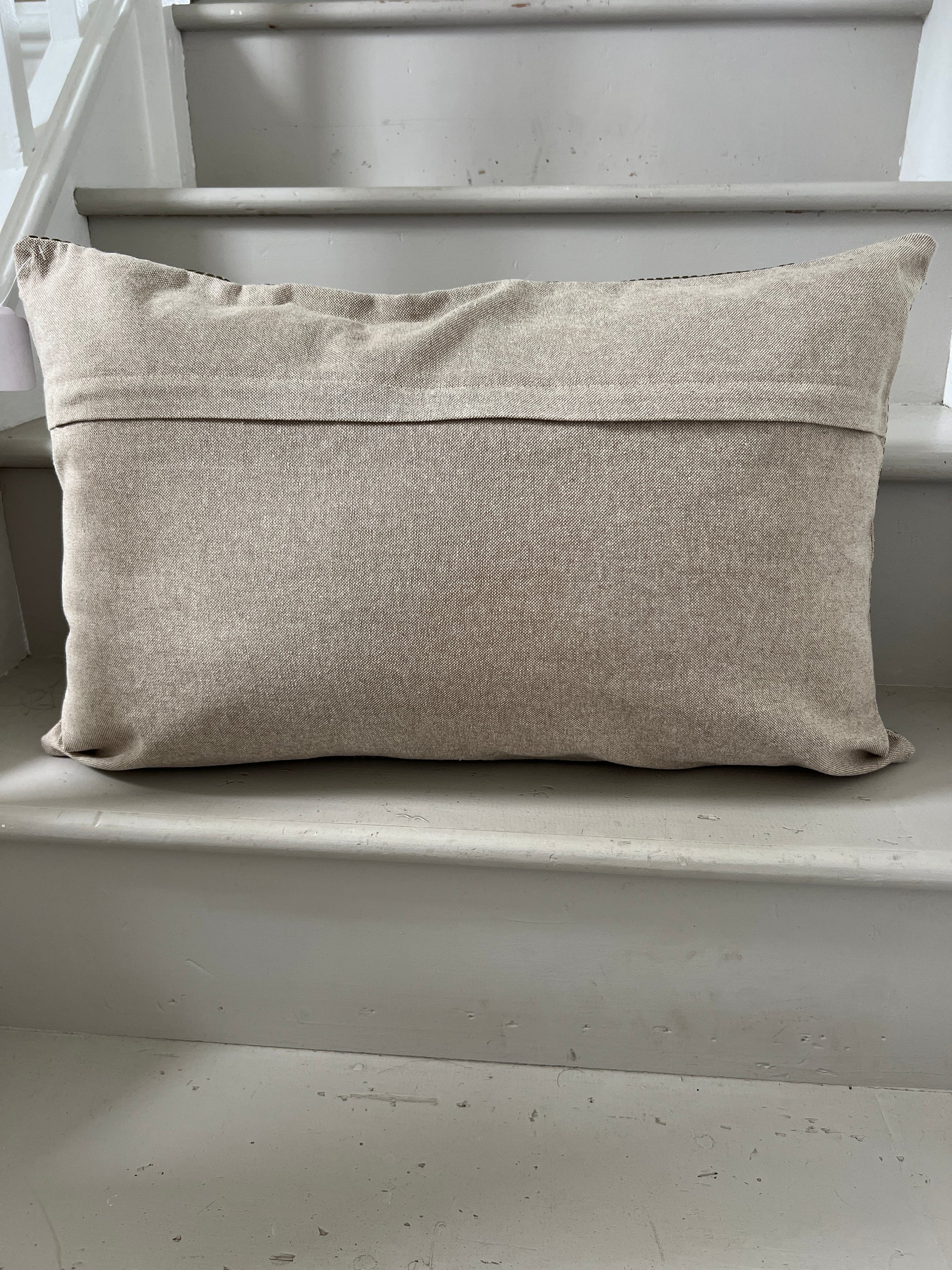 Rectangular Velvet Cushion Cover - Sozani Embroidery In Autumn Colours